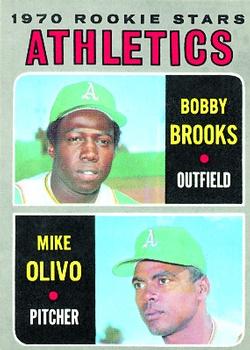 Athletics 1970 Rookie Stars (Bobby Brooks / Mike Olivo)
