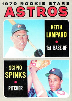 Astros 1970 Rookie Stars (Keith Lampard / Scipio Spinks)