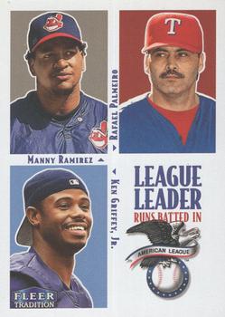 AL Runs Batted In (Manny Ramirez / Rafael Palmeiro / Ken Griffey, Jr.)