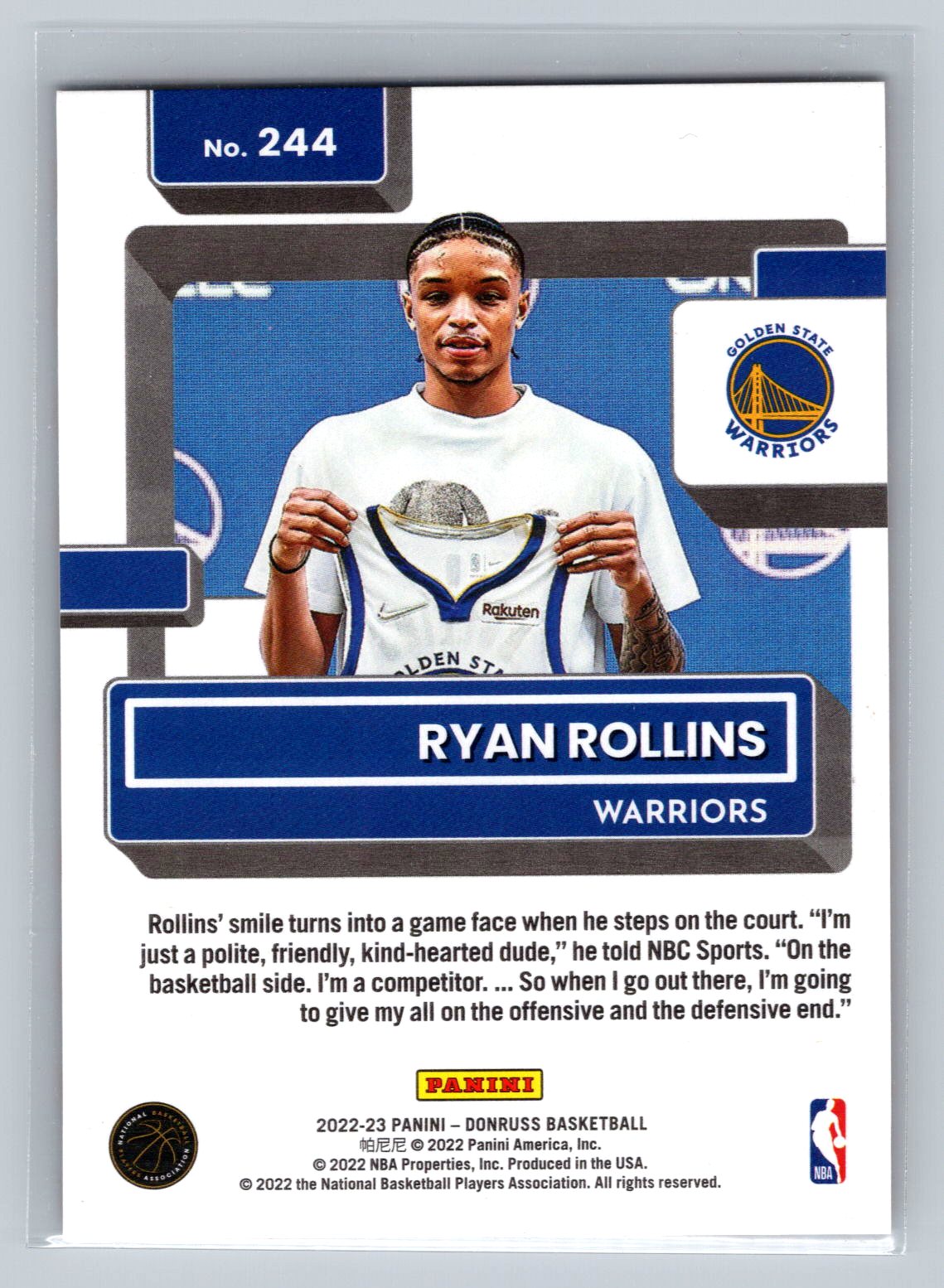 Card back