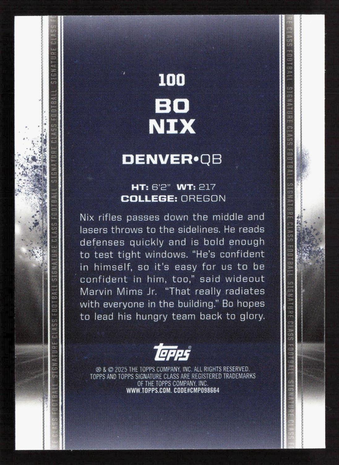 Card back