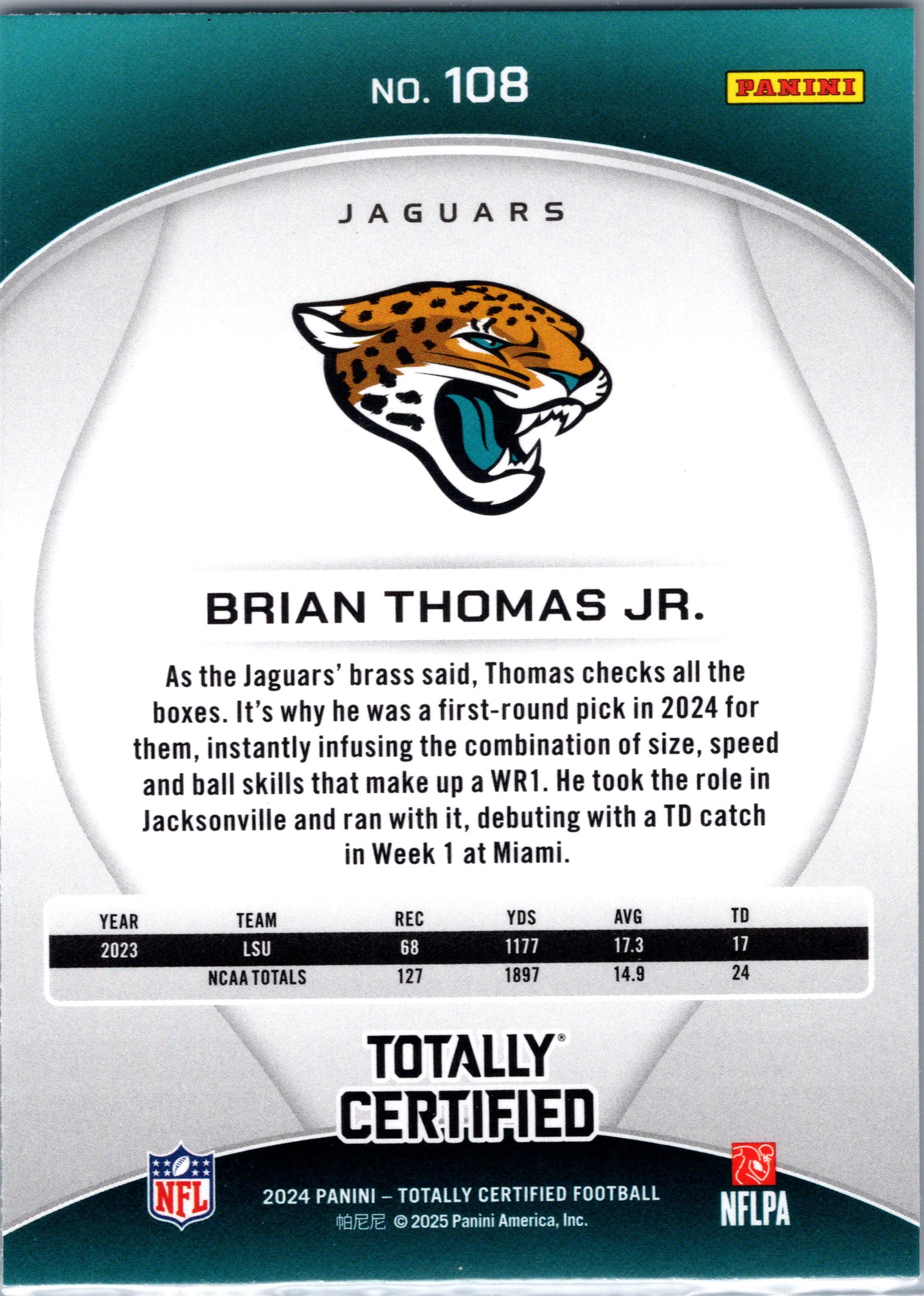 Card back