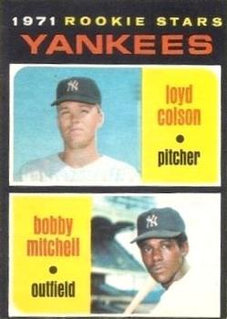 Yankees 1971 Rookie Stars (Loyd Colson / Bobby Mitchell)