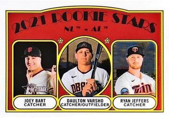 #49 2021 Rookie Stars - NL - AL - Ryan Jeffers / Joey Bart / Daulton Varsho SN999