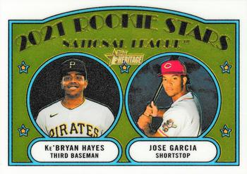 2021 Rookie Stars - National League - Ke'Bryan Hayes / Jose Garcia SN999