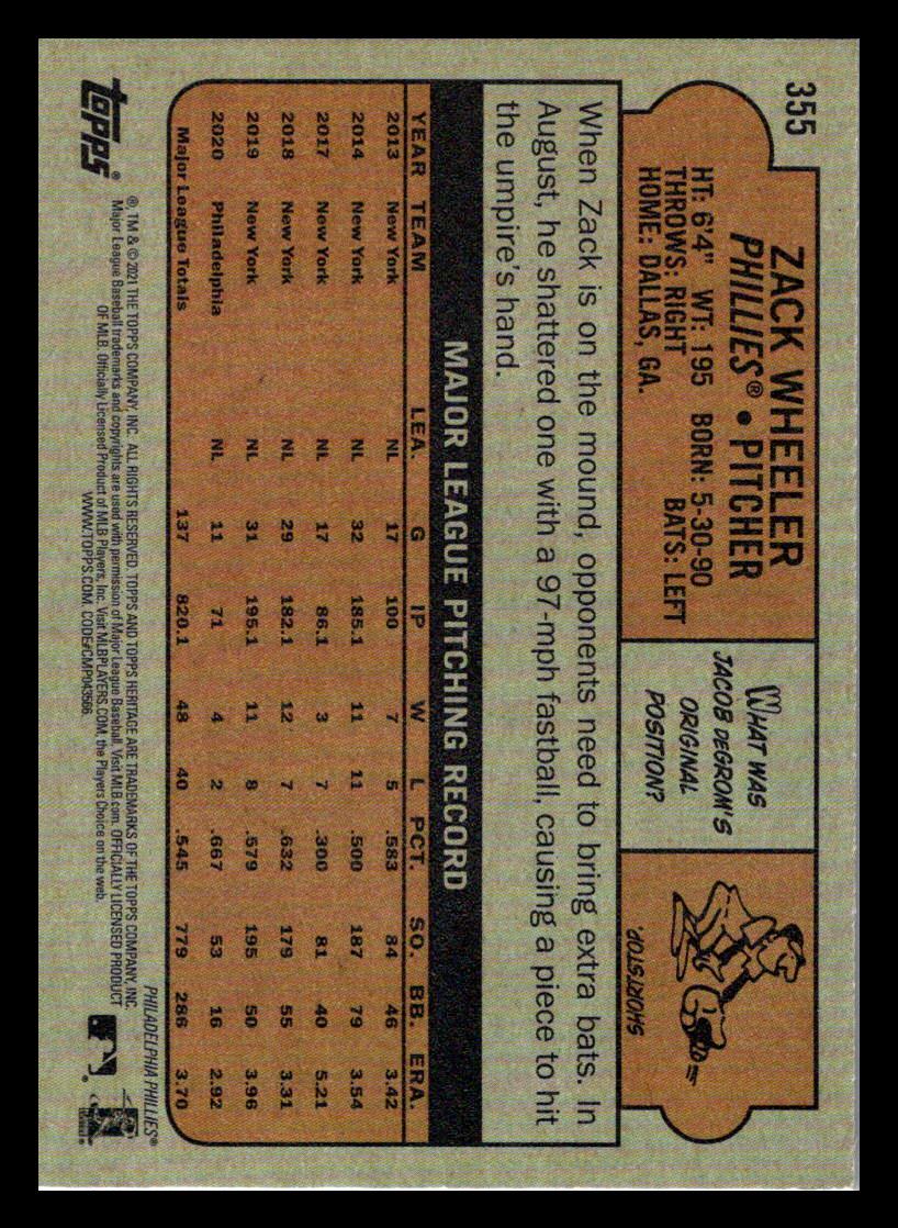 Card back