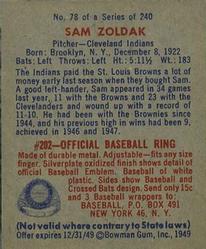 Card back