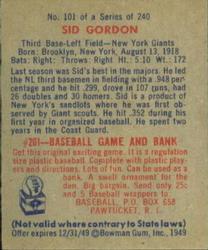 Card back
