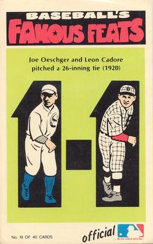Joe Oeschger / Leon Cadore