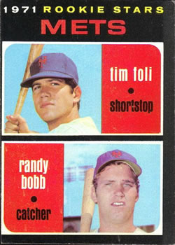 Mets 1971 Rookie Stars (Tim Foli / Randy Bobb)