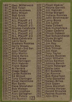 Card back
