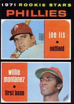 Phillies 1971 Rookie Stars (Joe Lis / Willie Montanez)