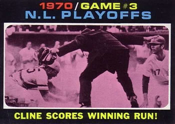 1970 N.L. Playoffs Game 3: Cline Scores Winning Run! NLCS