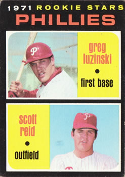 Phillies 1971 Rookie Stars (Greg Luzinski / Scott Reid)