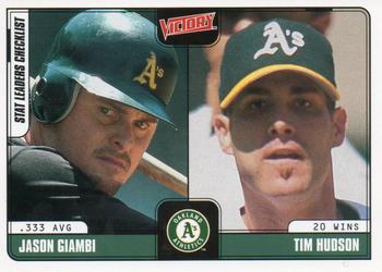 Jason Giambi / Tim Hudson