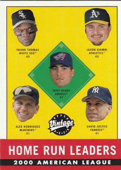 Troy Glaus / Frank Thomas / Alex Rodriguez / Jason Giambi / David Justice