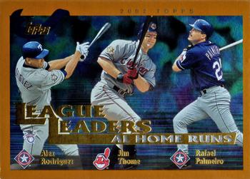 Alex Rodriguez / Jim Thome / Rafael Palmeiro LL, FOIL