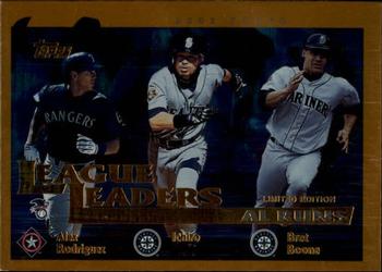 Alex Rodriguez / Ichiro / Bret Boone LL, FOIL