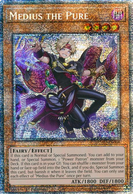 #DUAD-EN008 Medius the Pure (Starlight Rare)