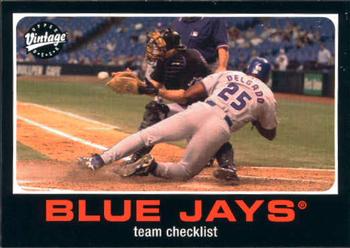 Blue Jays Team Checklist