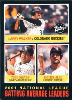 Larry Walker / Todd Helton / Moises Alou