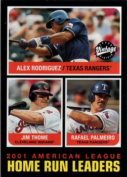 Alex Rodriguez / Jim Thome / Rafael Palmeiro