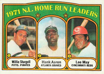 #89 1971 N.L. Home Run Leaders (Willie Stargell / Hank Aaron / Lee May)