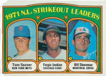 1971 N.L. Strikeout Leaders (Tom Seaver / Fergie Jenkins / Bill Stoneman)