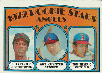Angels 1972 Rookie Stars (Billy Parker / Art Kusnyer / Tom Silverio)