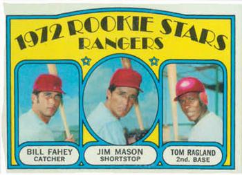 Rangers 1972 Rookie Stars (Bill Fahey / Jim Mason / Tom Ragland)