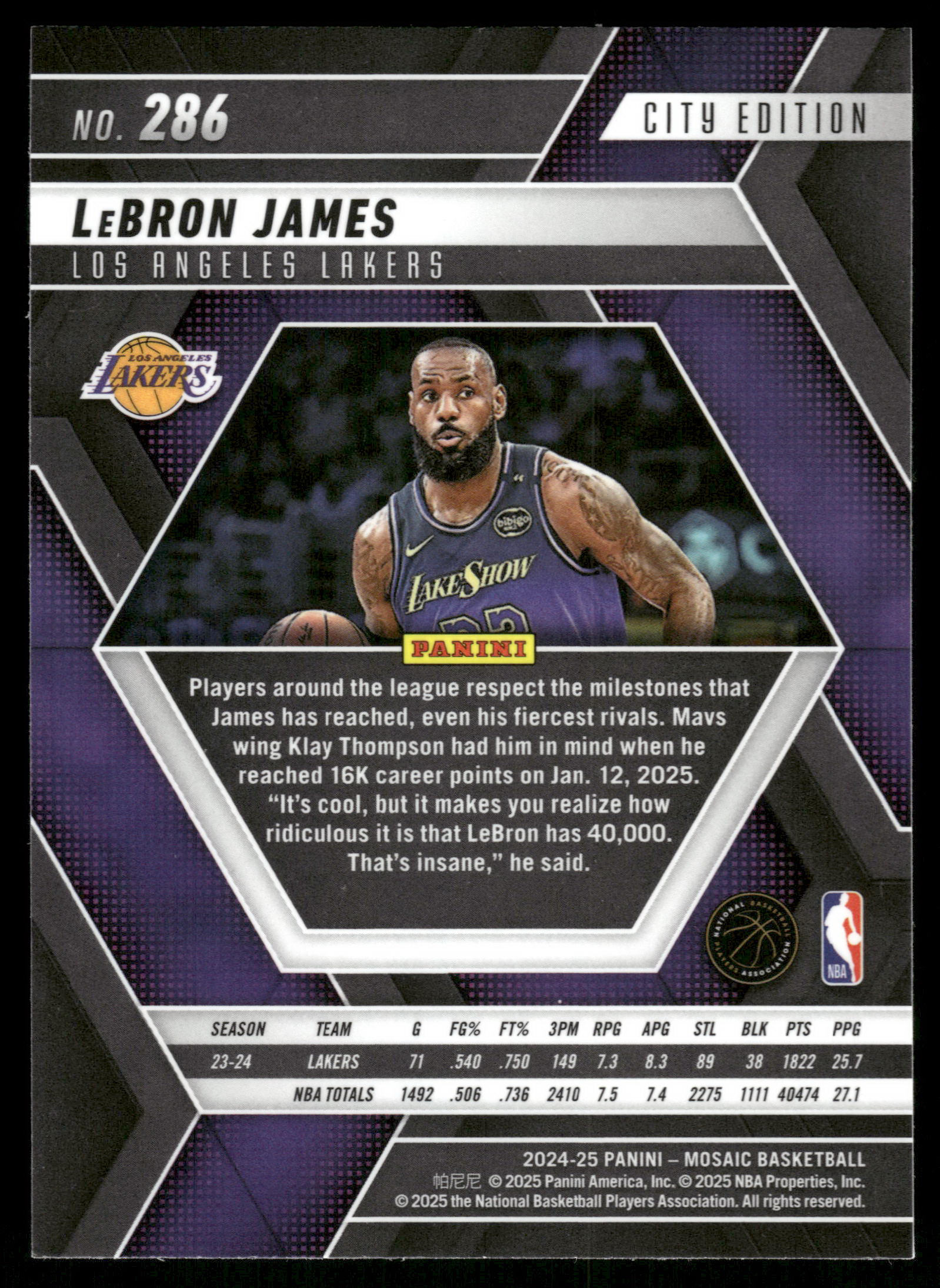 Card back