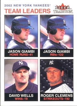Jason Giambi / David Wells / Roger Clemens