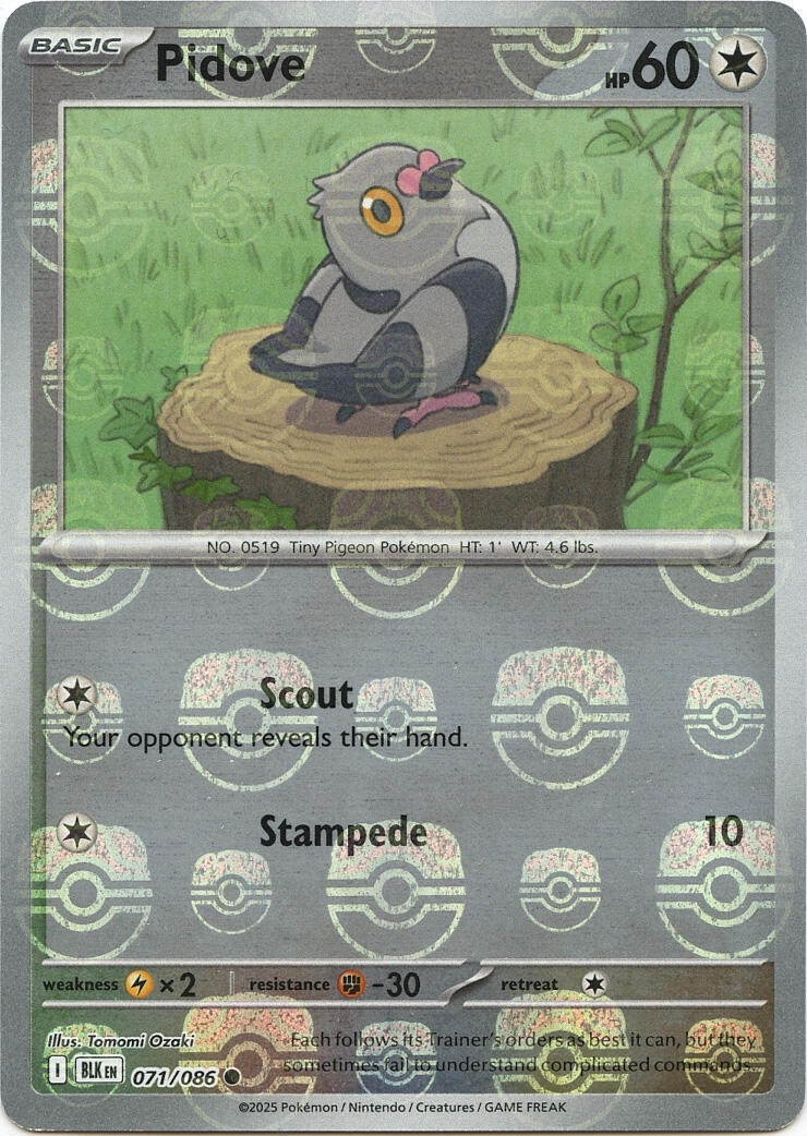 Pidove (Master Ball Pattern)