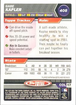 Card back
