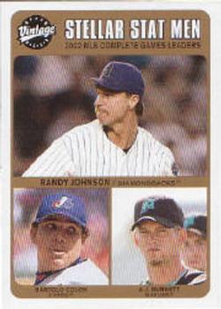 Randy Johnson / Bartolo Colon / A.J. Burnett SSM