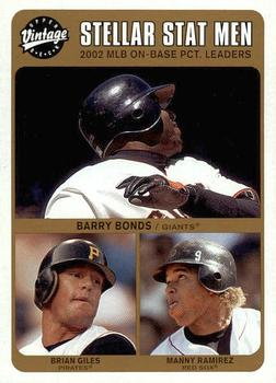Barry Bonds / Brian Giles / Manny Ramirez SSM