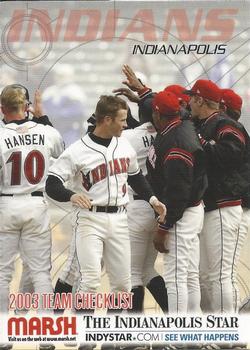 2003 Team Checklist