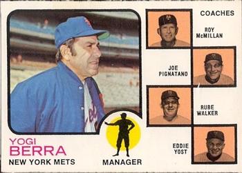 Mets Field Leaders (Yogi Berra / Roy McMillan / Joe Pignatano / Rube Walker / Eddie Yost) MGR, CO