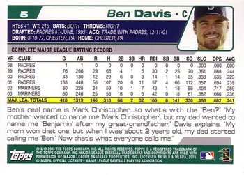 Card back