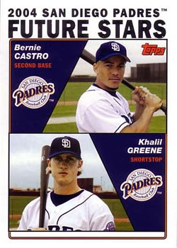 2004 San Diego Padres Future Stars (Bernie Castro / Khalil Greene)