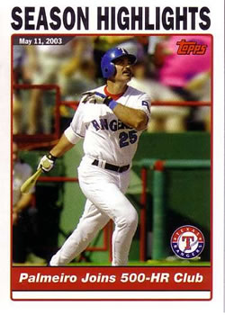 Palmeiro Joins 500-HR Club