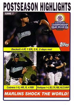 Marlins Shock The World! (Josh Beckett / Miguel Cabrera / Ivan Rodriguez) PSH, NLCS
