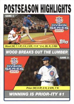 Kerry Wood / Mark Prior PSH, NLDS
