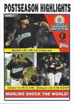 Josh Beckett / Miguel Cabrera / Ivan Rodriguez PSH, NLCS
