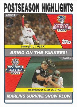 Derek Lowe / Ivan Rodriguez PSH, ALDS, NLDS