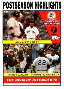 Pedro Martinez / Jorge Posada / Roger Clemens PSH, ALCS