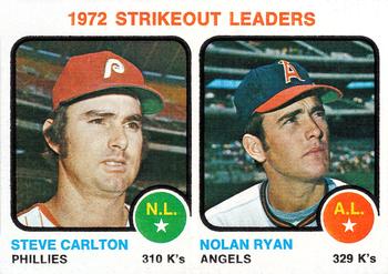 1972 Strikeout Leaders (Steve Carlton / Nolan Ryan)