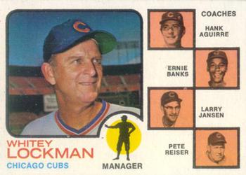 Cubs Field Leaders (Whitey Lockman / Hank Aguirre / Ernie Banks / Larry Jansen / Pete Reiser)