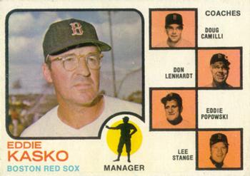Red Sox Field Leaders (Eddie Kasko / Doug Camilli / Don Lenhardt / Eddie Popowski / Lee Stange)