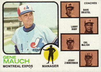 Expos Field Leaders (Gene Mauch / Dave Bristol / Larry Doby / Cal McLish / Jerry Zimmerman)